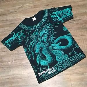 Vtg. Yazbek Puerto peñasco mexico graffic tee